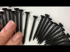 Płyta gipsowa Tornillos Wkręty do płyt gipsowo-kartonowych Gwint gruboziarnisty Śruba z łbem trąbki z czarnym fosforanem