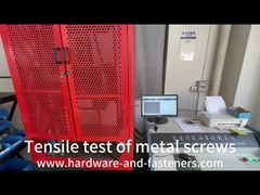 Badanie rozciągania procesu kontroli jakości śruby