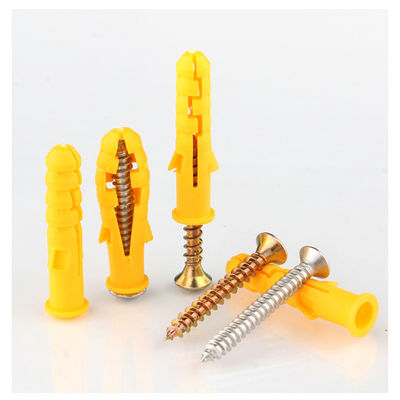 Jakość  Plastic Drywall Wall Anchors Nylon Wall Plug Anchor With Self Tapping Screws For Plasterboard fabryka